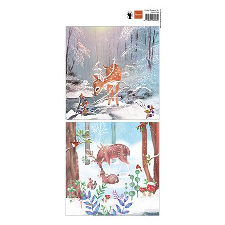 Marianne Design Kivágóív  - Forest Dreams XL - Cutting Sheet (1 db)