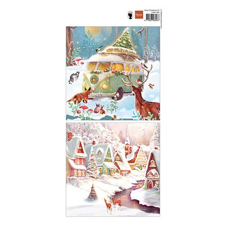 Marianne Design Kivágóív  - Cosy Christmas XL - Cutting Sheet (1 db)