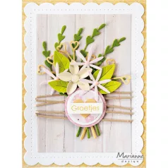   Marianne Design Vágósablon - Sweet heart sprig - Creatable (1 csomag)