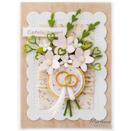 Marianne Design Vágósablon - Open heart sprig - Creatable (1 csomag)