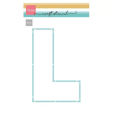 Marianne Design Stencil - L-letter - Stencils (1 db)