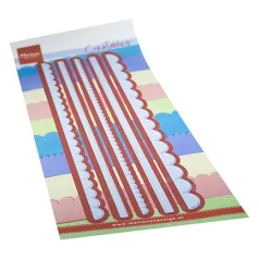   Marianne Design Vágósablon - Scalloped Borders - Creatable (1 csomag)