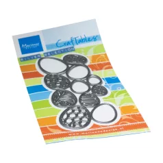   Marianne Design Vágósablon - Punch die XL Eggs - Húsvéti tojások - Craftable (1 csomag)