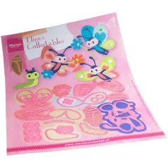   Marianne Design Vágósablon - Eline's Butterfly Family - Collectable (1 csomag)