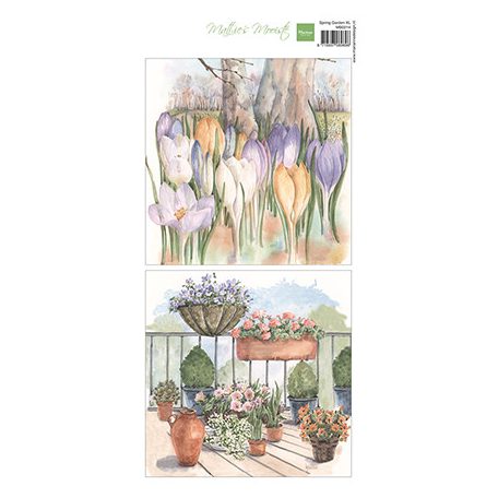 Marianne Design Kivágóív - Mattie's Mooiste Spring Garden XL - Cutting Sheet (1 db)