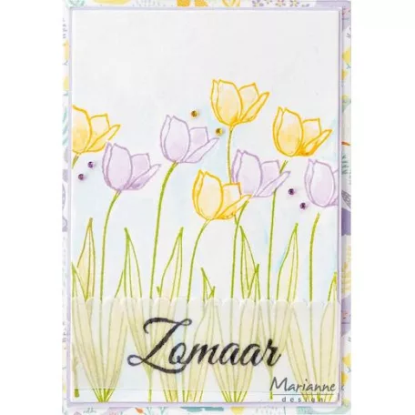 Marianne Design Szilikonbélyegző - Silhouette Art, Tulip - Clear Stamps (1 db)