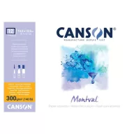   Canson Akvarellpapír tömb A6 - 300 g - Montval Watercolour (12 ív)