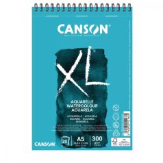   Canson XL Akvarell spirálos papírtömb A5 - 300 g - XL Watercolour (20 ív)