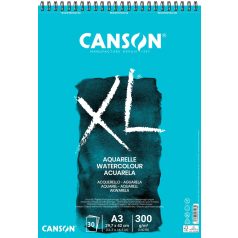  Canson XL Akvarell spirálos papírtömb A3 - 300 g - XL Watercolour (30 ív)