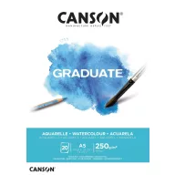   Canson Graduate Akvarellpapír tömb A5 - 250 g - Graduate Watercolour (20 ív)