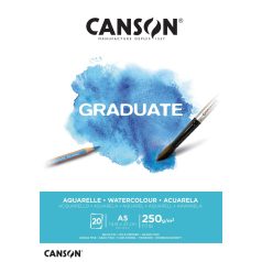   Canson Graduate Akvarellpapír tömb A5 - 250 g - Graduate Watercolour (20 ív)
