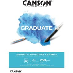   Canson Graduate Akvarellpapír tömb A4 - 250 g - Graduate Watercolour (20 ív)