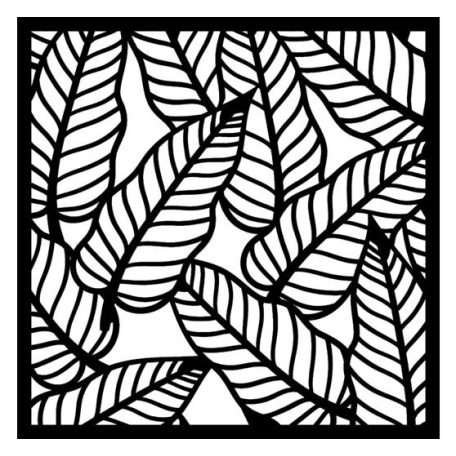 Pronty Stencil6" (15 cm) - Tropical Leaf - Stencils (1 db)