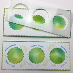   The Crafter's Workshop Stencil 4"x9"(10*22cm) - Rollerdex Pattern - Slimline stencil (1 db)