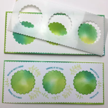 The Crafter's Workshop Stencil 4"x9"(10*22cm) - Rollerdex Pattern - Slimline stencil (1 db)