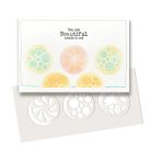 Polkadoodles Stencil - Switchables Circles Triptych - Creative Stencil (1 db)