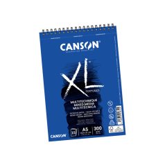   Canson XL Mixed Media spirálos papírtömb A5 - 300 g - XL Mixed Media Textured (15 ív)