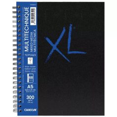   Canson XL Mixed Media spirálos vázlatfüzet A5 - 300 g - XL Mixed Media Textured Artbook (68 oldal)
