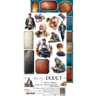 Craft O'Clock Kivágóív - Hey, Dude! - Men’s World - Extras to Cut Set (18 ív)