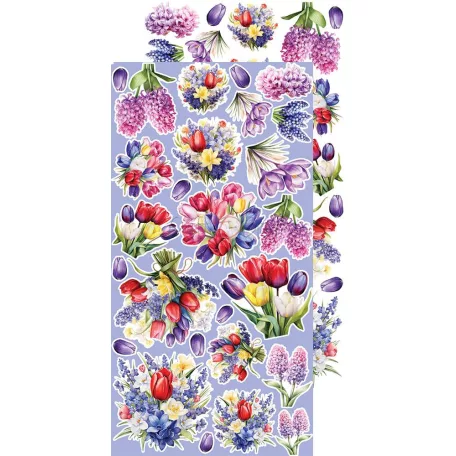 Craft O'Clock Kivágóív - Tulip Love - Mix - Extras to Cut Set (18 ív)