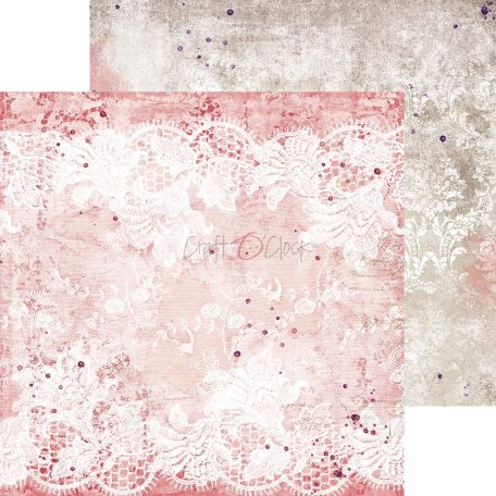 Craft O'Clock Scrapbook papírkészlet 8" (20 cm) - Tulip Love - Basic Paper Set (24 ív)