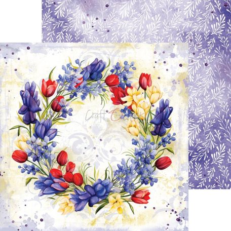 Craft O'Clock Scrapbook papírkészlet 8" (20 cm) - Tulip Love - Paper Collection Set (24 ív)