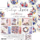 Craft O'Clock Scrapbook papírkészlet 8" (20 cm) - Tulip Love - Paper Collection Set (24 ív)