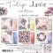 Craft O'Clock Scrapbook papírkészlet 6" (15 cm) - Tulip Love - Paper Collection Set (24 ív)