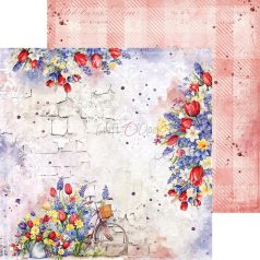   Craft O'Clock Scrapbook papírkészlet 6" (15 cm) - Tulip Love - Paper Collection Set (24 ív)