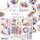 Craft O'Clock Scrapbook papírkészlet 6" (15 cm) - Tulip Love - Paper Collection Set (24 ív)