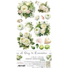   Craft O'Clock Kivágóív - A Day To Remember - Flowers - Extras to Cut Set (18 ív)