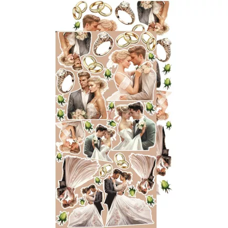 Craft O'Clock Kivágóív - A Day To Remember - Wedding elements - Extras to Cut Set (18 ív)