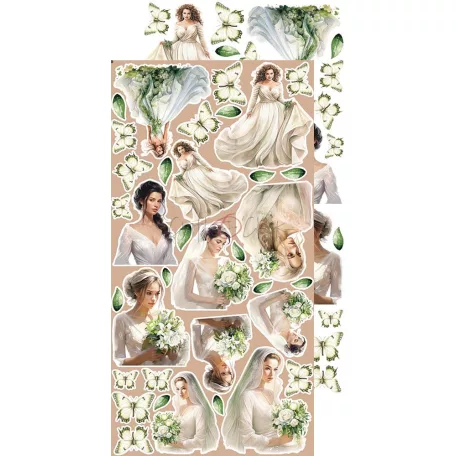 Craft O'Clock Kivágóív - A Day To Remember - Wedding elements - Extras to Cut Set (18 ív)