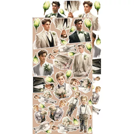 Craft O'Clock Kivágóív - A Day To Remember - Wedding elements - Extras to Cut Set (18 ív)