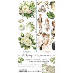   Craft O'Clock Kivágóív - A Day To Remember - Mix - Extras to Cut Set (18 ív)