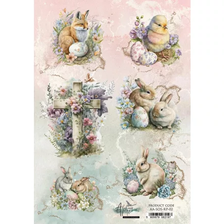 Alchemy of Art Rizspapír A4 - Soul of Spring - 2 - Rice Paper (1 ív)