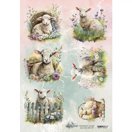 Alchemy of Art Rizspapír A4 - Soul of Spring - 7 - Rice Paper (1 ív)