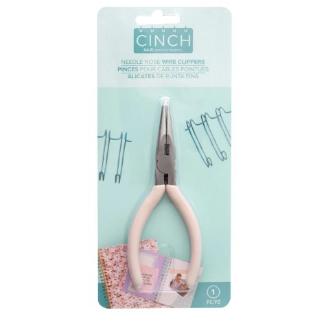 We R Makers Drótvágó fogó - Needle Nose - Wire Clippers Pink - Cinch (1 db)