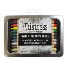   Tim Holtz Akvarell ceruzakészlet - Kit 5 - Distress Watercolor Pencils (12 db)