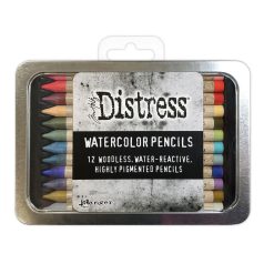   Tim Holtz Akvarell ceruzakészlet - Kit 6 - Distress Watercolor Pencils (12 db)