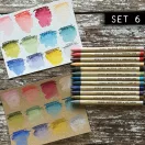 Tim Holtz Akvarell ceruzakészlet - Kit 6 - Distress Watercolor Pencils (12 db)