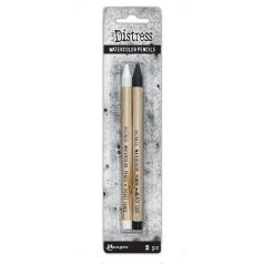   Tim Holtz Akvarell ceruza - Picketfence & Black Soot - Distress Watercolor Pencils (2 db)
