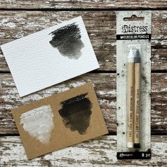   Tim Holtz Akvarell ceruza - Picketfence & Black Soot - Distress Watercolor Pencils (2 db)