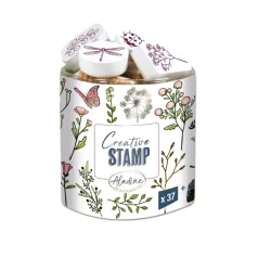   Aladine Dekor gumibélyegző - Floral - Creative Foam Stamps (1 csomag)