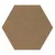 Gomille MDF dekoráció  28x18cm / 6 mm  - Hexagon - Hexagone  - Wood decoration (1 db)