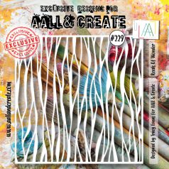 AALL & CREATE Stencil 6" (15 cm) - Reeds Of Wonde (1db)