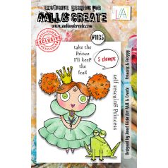   AALL & CREATE Szilikonbélyegző A7 - Princess & Froggy - Stamp Set (1 db)