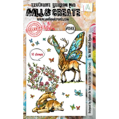 AALL & CREATE Szilikonbélyegző A6 - We Will Meet Again - Stamp Set (1 db)