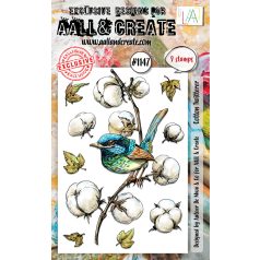   AALL & CREATE Szilikonbélyegző A6 - Cotton Twitterer - Stamp Set (1 db)