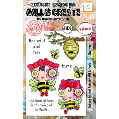   AALL & CREATE Szilikonbélyegző A6 - Bee Free - Stamp Set (1 db)
